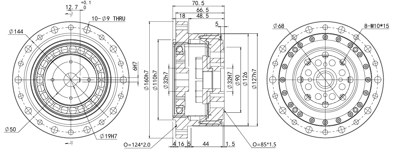 drawing of CSF40-I drawing of CSF40-I